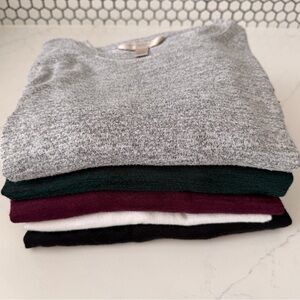 Knit Long Sleeves 5 in set